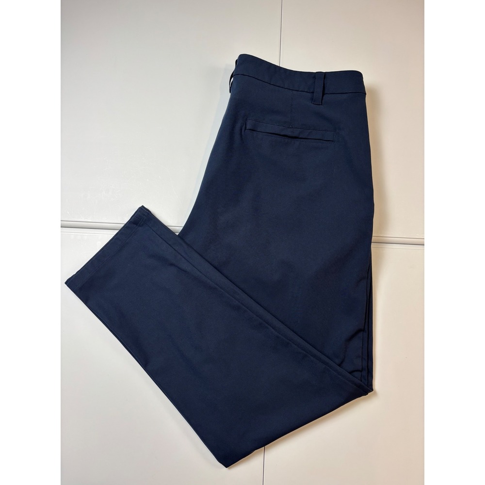 Lululemon Commission Pant Men 36x30 Navy Blue Classic Fit Warpstream stretch